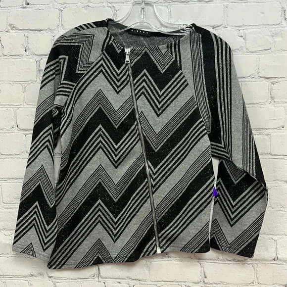 Sisley Sisley Girl asymmetrical zip top size m (7-8) NWOT - Picture 1 of 3